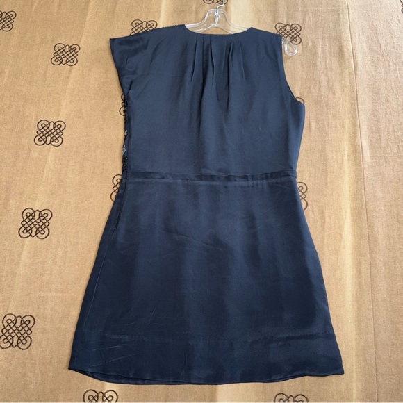 Marc By Marc Jacobs Sequin Silk Mini Dress In Black & Silver Size M - Picture 12 of 14